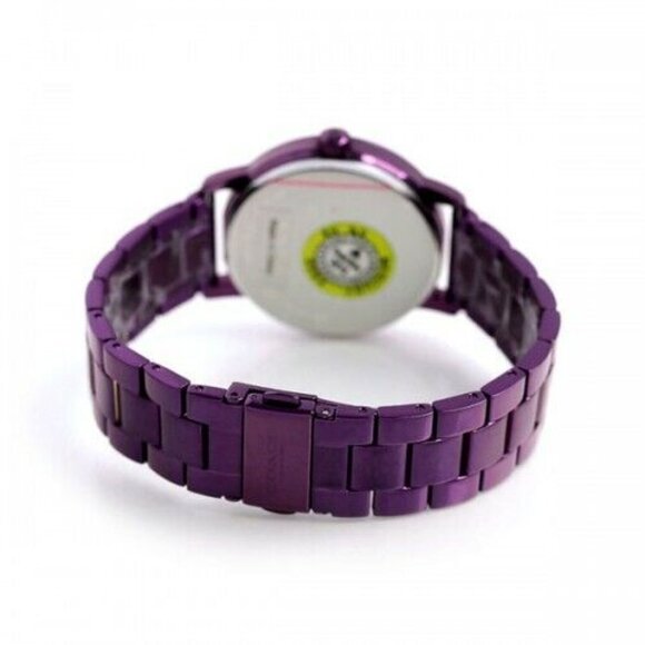 COACH 14502923 PURPLE DIAL/BAND GRAND COLLECTION 36 MM WOMENS BRACELET WATCH - Picture 4 of 5